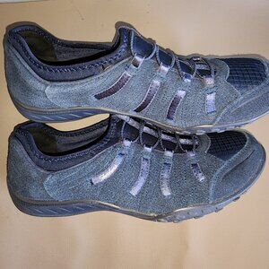 Skechers Navy Blue Sport Relaxed Fit Memory Foam Slip On US 7 Sneakers 22478